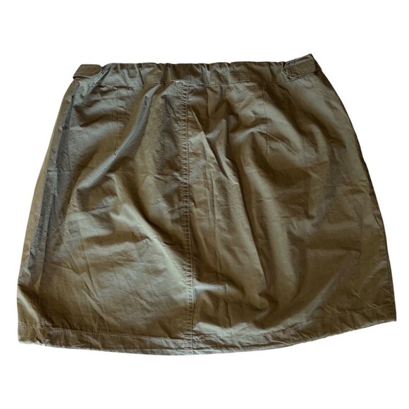 Urban Social Olive Green Cargo Parachute Skirt Size Large New With Tags - Picture 8 of 10